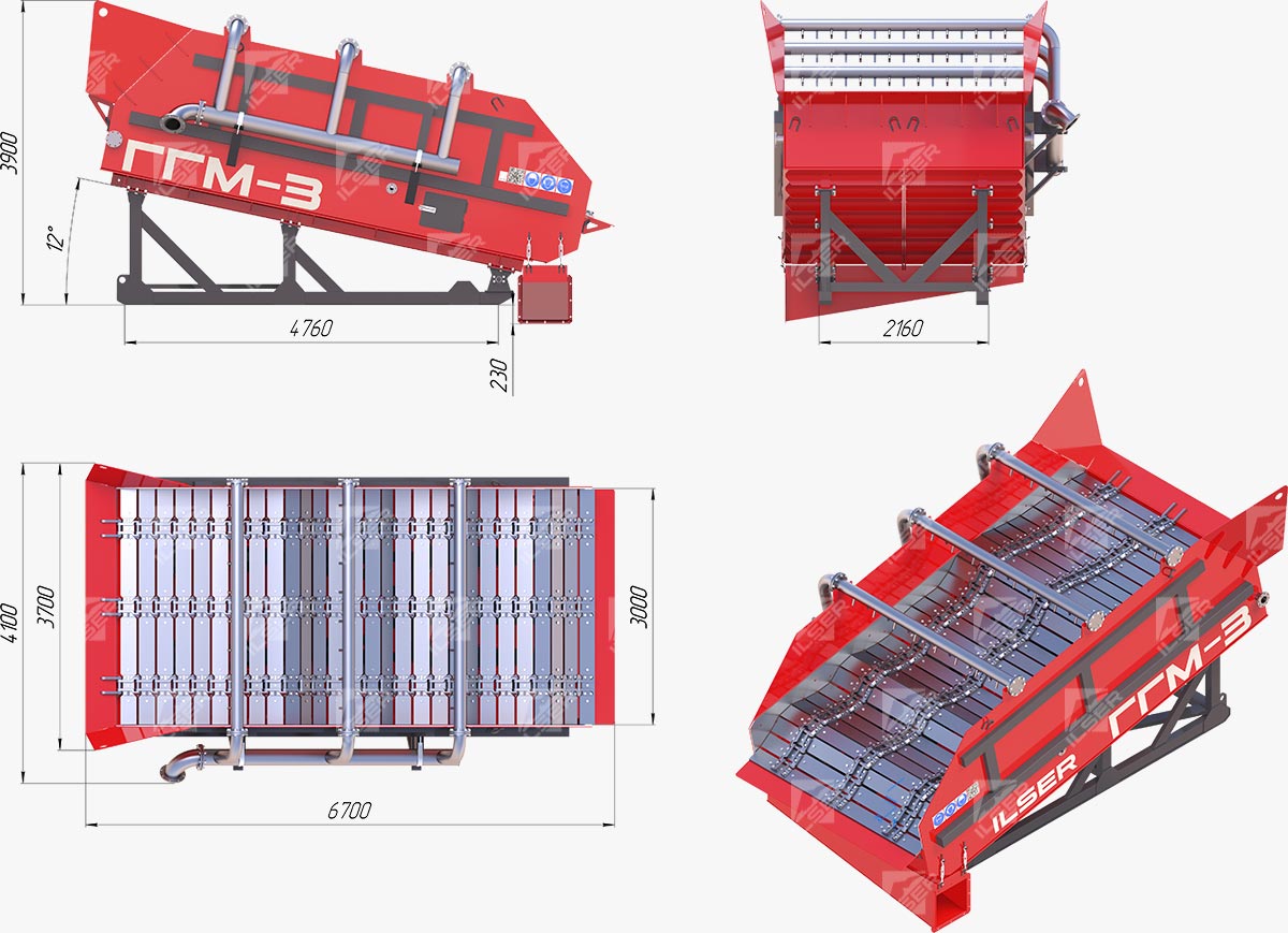 Габаритные размеры промприбора ГГМ-3