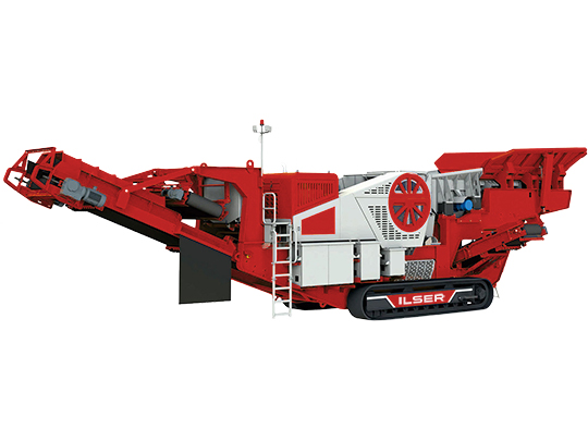 Гусеничная щековая дробильная установка IS450