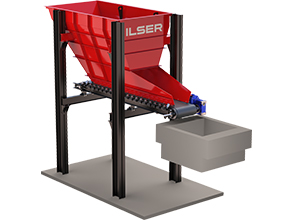 Питатель ленточный бункера шихты