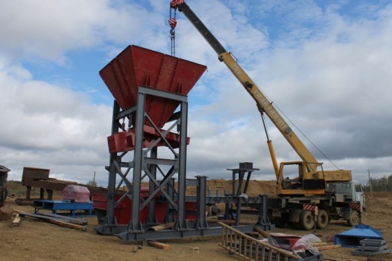 Промывочная линия со шлюзовой схемой обогащения