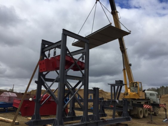 Промывочная линия со шлюзовой схемой обогащения