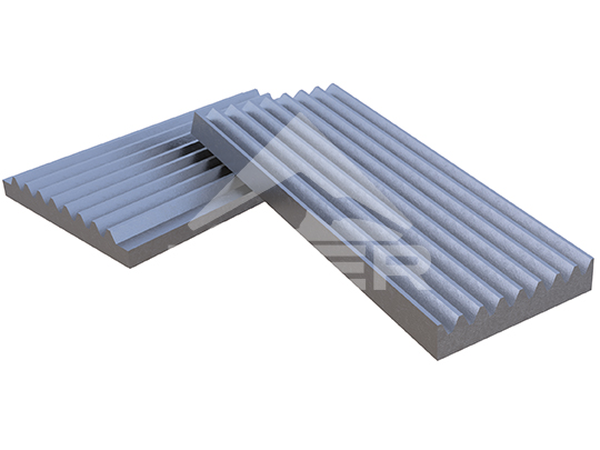 Плиты дробящие для щековой дробилки