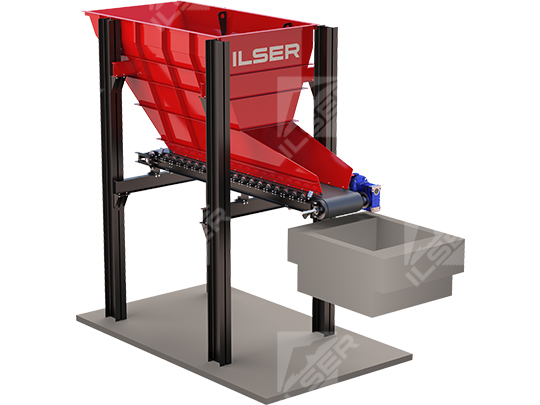 Питатель ленточный бункера шихты