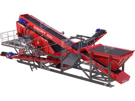 Сортировочный комплекс с системой орошения INSORT 100 W