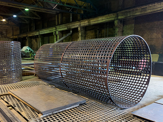 Износостойкие сита из листового металла 