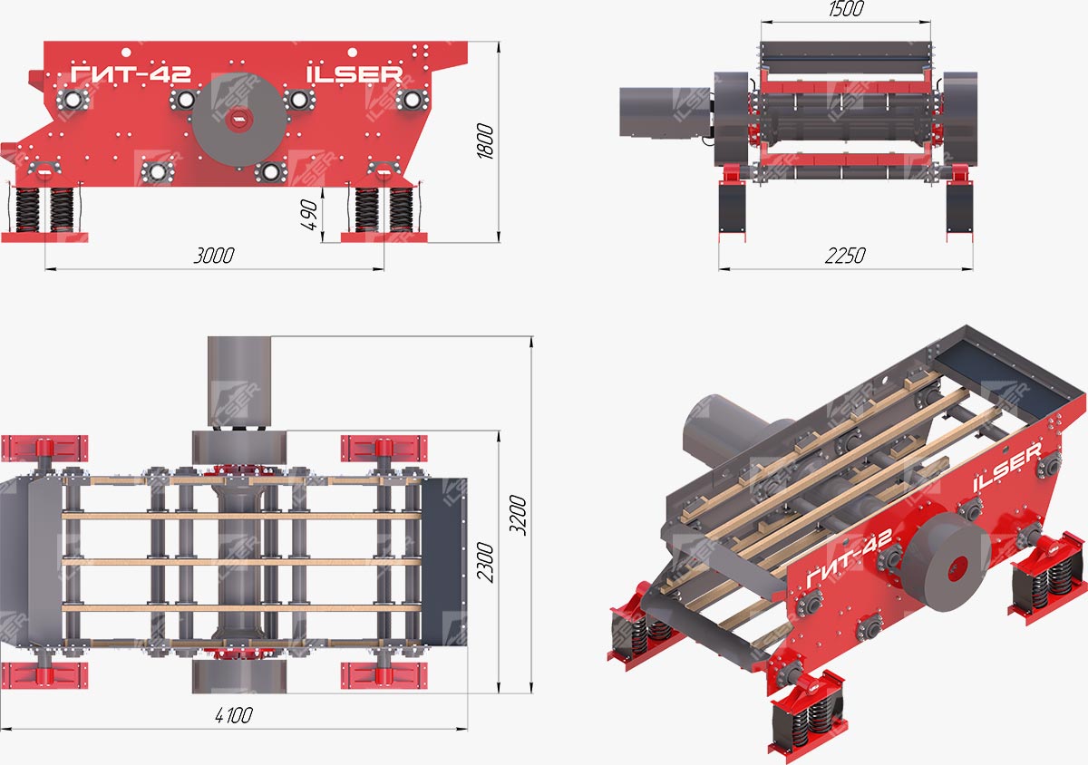 Габаритные размеры ГИТ-42К